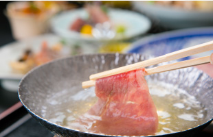 日本料理「七彩」での夕食
