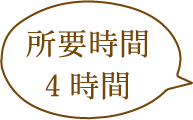 所要時間4時間